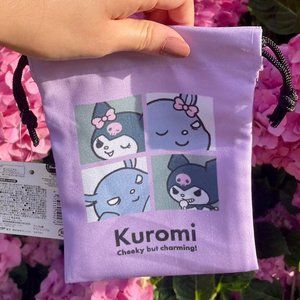 Sanrio Kuromi Purple Small Drawstring Bag